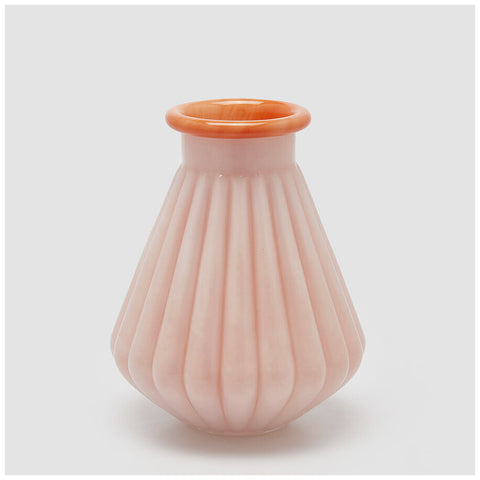 Edg Enzo de Gasperi Striped glass vase with rim D23xH28 cm 4 variants (1 unit)