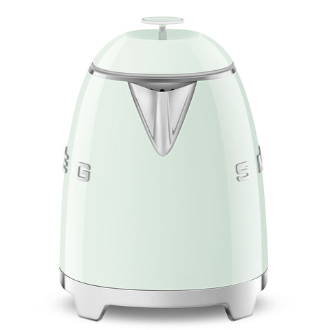 SMEG Smeg Mini Kettle in pastel green stainless steel, 50s 200x200x152mm