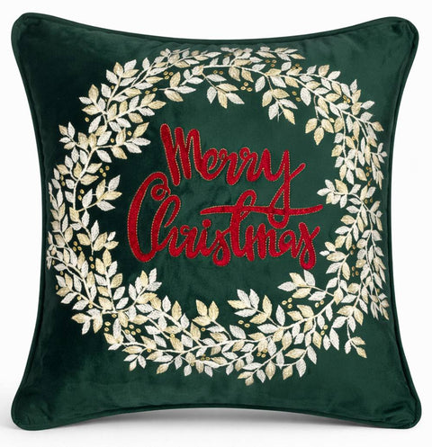 Clodette Cuscino arredo di Natale in velluto "Holiday" 47x47 cm 2 varianti(1 unità)