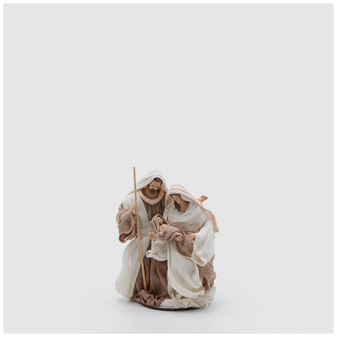 EDG Figurine de la Nativité Seigneur Sainte Famille en résine H17 cm