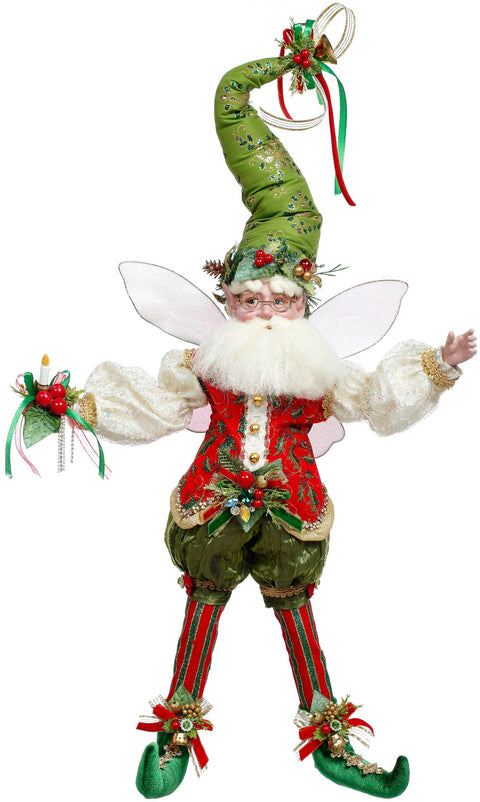 GOODWILL Mark Roberts Statuina Fata Babbo Natale in resina