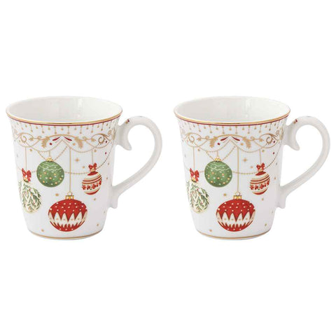 Easy Life Set 2 Mugs de Noël "Réveillon de Noël" 275 ml