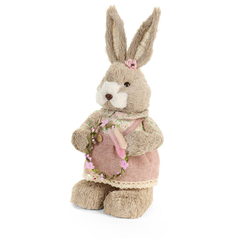 Nuvole di Stoffa Statuina Coniglio pasquale H40 cm "PePen" 2 varianti(1 unità)