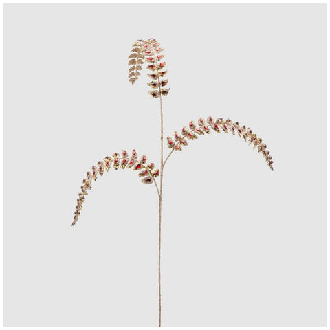 EDG Branche de Noël Fern Diamonds or avec pierres précieuses 2 variantes (1pc)