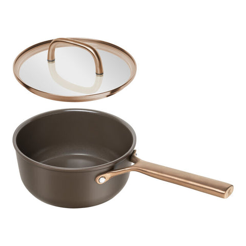 ZWILLING Milano Casseruola in alluminio marrone + coperchio in vetro 18 cm
