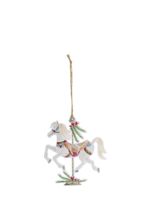 Nuvole di Stoffa Decoro, Cavallo per albero "Giostra" H12 cm 4 varianti (1 unità)