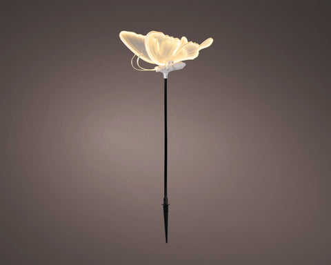 Farfalla mobile a LED in metallo con movimento per esterni