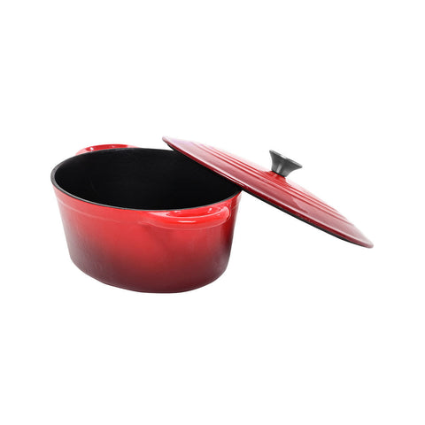 Estia Home Casseruola in Ghisa rivestimento smaltato rosso "Iron Series" 38.7x22.8xH17.5 cm