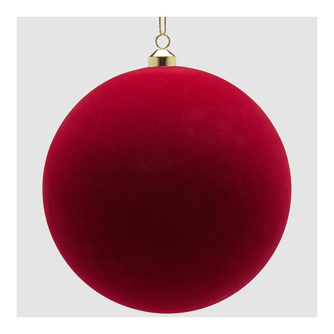 EDG Enzo De Gasperi Box 3 sfere di natale da appendere in velluto D20 cm 3 varianti (3 unità)