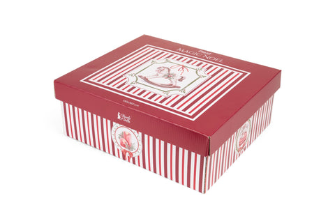 ASS PLAID C/COFFRET CADEAU MAGIE DE NOËL 130X160CM