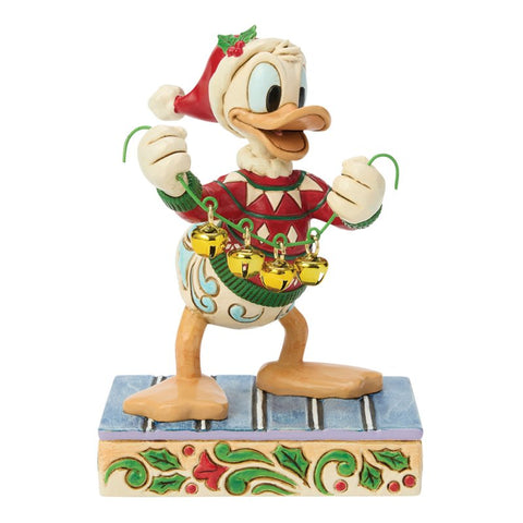 Enesco Disney Jim Shore Statuina di natale Paperino Bells 7.5x5xH12 cm