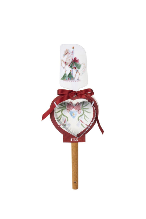 Set Nuages ​​en Tissu Spatule + Tampon « Carrousel » 9-H32 cm 3 variantes (2 unités)