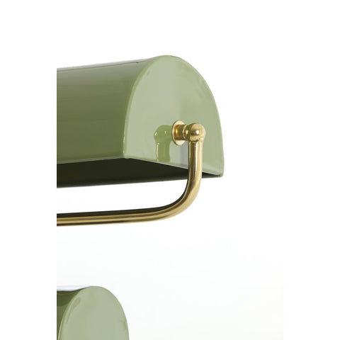 Light & Living Lampada in metallo verde/oro "Cardona" 35x15.5xH38 cm
