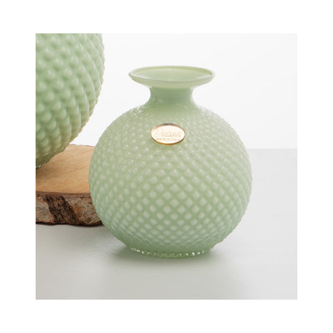 Divina Collection Vaso piccolo in vetro "Serenya" D12xH13 cm 3 varianti(1 unità)