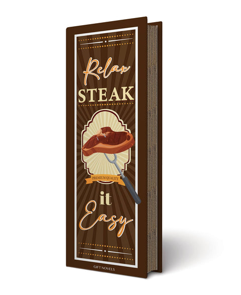 Easy life Idea Regalo Set arrosto 2 pezzi in box "Gift Novels"