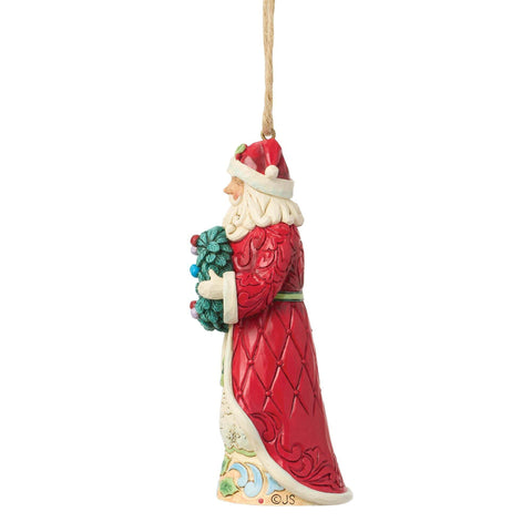 Enesco Babbo Natale decoro in resina per Albero, Jim Shore 5x5xH11.5 cm