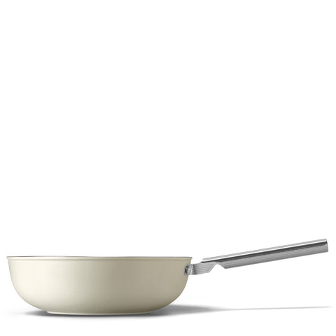 Smeg Padella Wok panna antiaderente + coperchio "50's Style" D30 cm