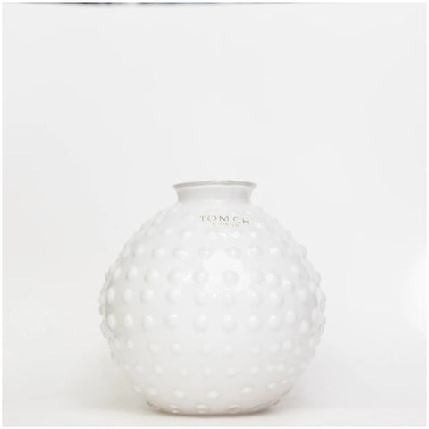 TOMCH London Vaso grande "Clair Microbolle" artigianale in vetro soffiato H26 cm 11 varianti(1 unità) - Angelica Home Stabia