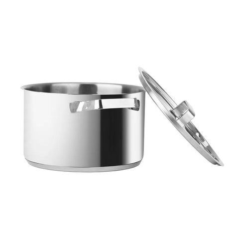 Estia Home Casseruola in acciaio inox + coperchio "Allegro" 26 cm