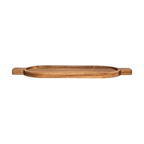 Estia Home Vassoio da portata ovale in legno "Allure" 49x18x2 cm