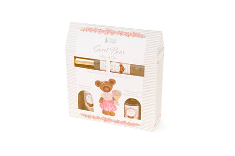 Cloth Clouds 3-piece set: room diffuser, spray, and Fleur de coton "Sweet Bear" candle