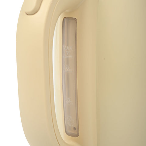 Estia Home Bollitore elettrico in plastica giallo "Ivoris" 2200w 1.7lt