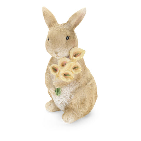 Nuvole di Stoffa Statuina Coniglio di Pasqua in resina "PePen" 6.5x5.5xH11 cm 8 varianti(1 unità)