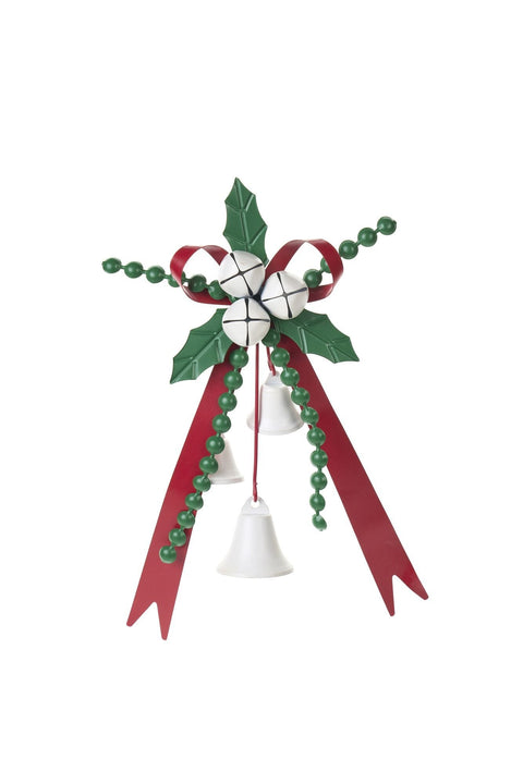 Tissu Nuages ​​décorés d'un nœud et de cloches « Conte de Noël » 36x6x42 cm 2 variantes (1 unité)