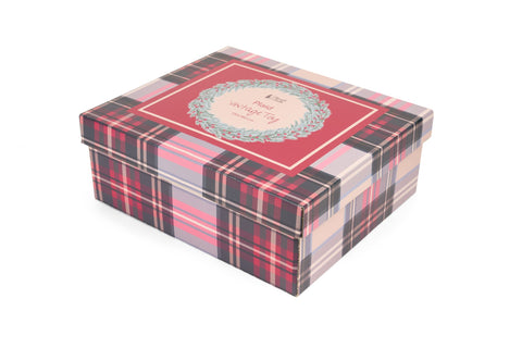 Nuvole di Stoffa Coperta plaid natalizia + confezione 130x160 cm