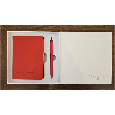 Fiori di Lena Box Agenda e penna + confezione regalo 10x15 cm 6 varianti(1 unità) - Angelica Home Stabia