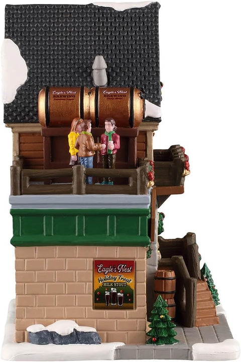 LEMAX Edificio con luci led "Eagle's Nest Brewing" H19.2x18.3x13.2 cm