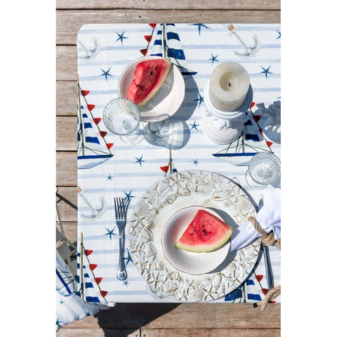 Blanc Mariclò Set 6 sottopiatti decorativi conchiglie "Vento del Sud" D32x2 cm