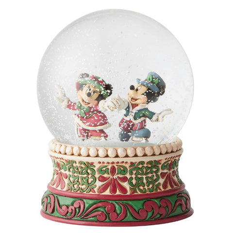 Boule à neige Enesco Mickey et Minnie "Jim Shore" 11x11xH15,9 cm