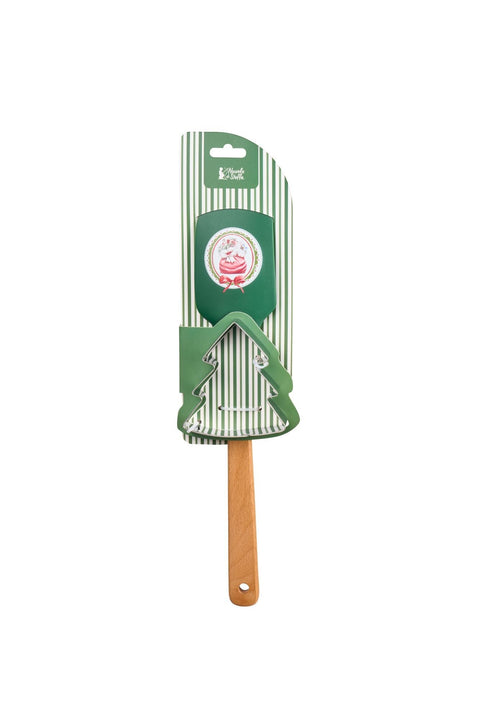 Nuvole di Stoffa Set Spatola + stampino cucina di natale "MAGIC NOEL" 6 varianti (2 unità)