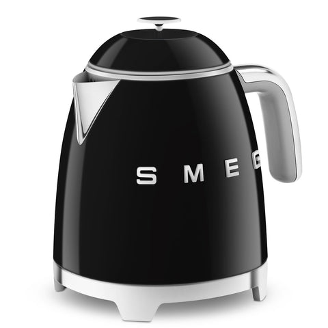 SMEG Smeg Mini Kettle in black stainless steel, 50s 200x200x152mm