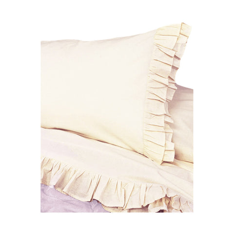 L'ATELIER 17 Parure de lit complète pour 1 place et demie, Shabby Chic "Brigitte" 7 variantes (1pc)