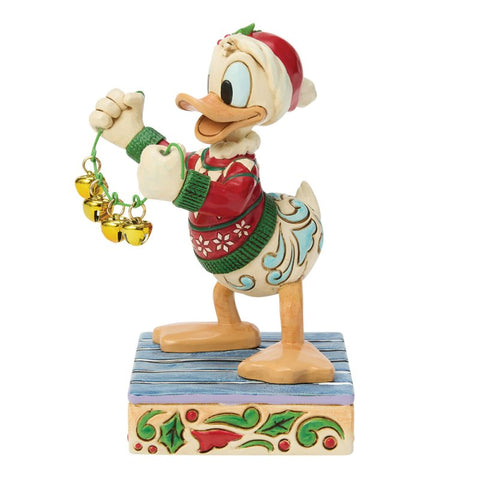 Enesco Disney Jim Shore Statuina di natale Paperino Bells 7.5x5xH12 cm