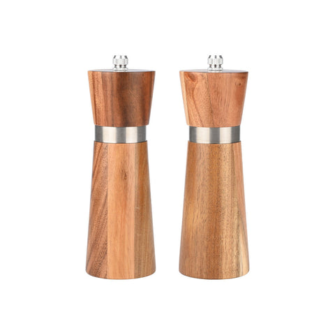 Estia Home Macina Sale / Pepe in legno e ceramica "Allure" 5.3xH15 cm