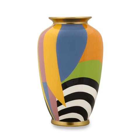 Fade Vase à fleurs en porcelaine "Kandinsky" 22xH37 cm