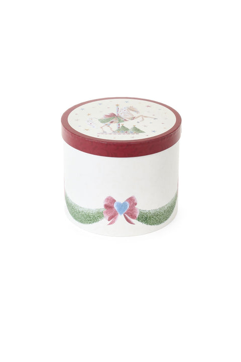 Lot de 3 boîtes carrousel de Noël en tissu Nuages ​​20/23/26 cm