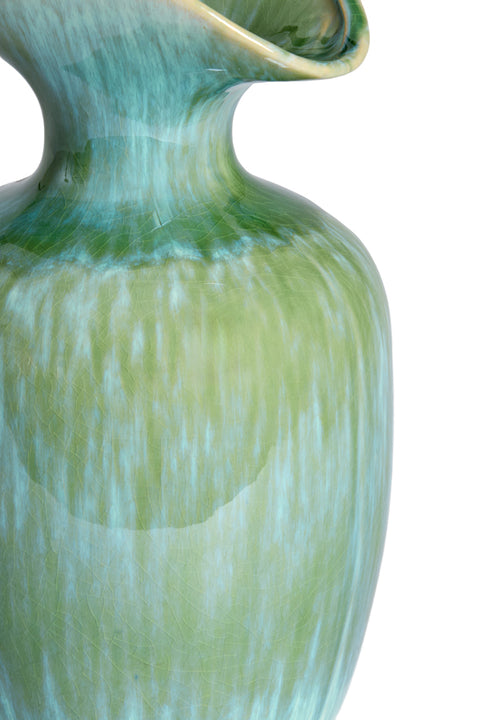 Light & Living Vaso portafiori in ceramica verde "Marillo" D19.5xH33 cm