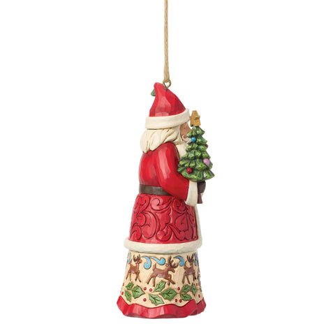 Enesco Babbo Natale decoro in resina per Albero 6.5x4.5xH12.5 cm