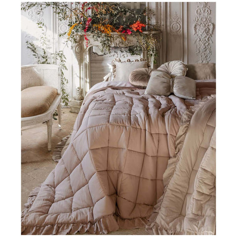 Blanc Mariclò Pink "Diamante" Winter Double Duvet 260x260 cm