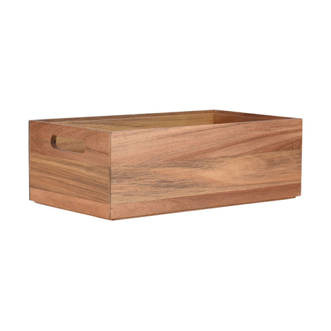 Estia Home Scatola Porta oggetti / Organizer in legno impilabile "Allure" 35x12xH20 cm