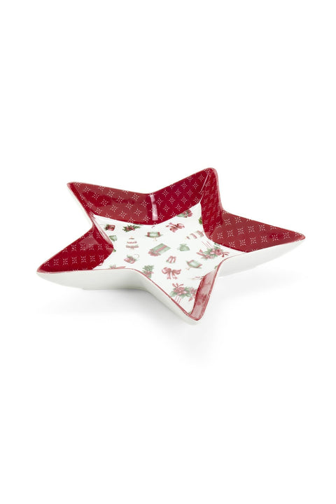 Cloth Clouds Set of 2 Star Plates "Christmas Story" 26.5x3.8 cm