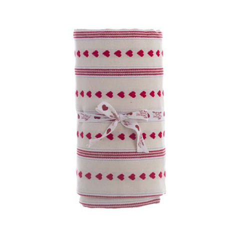 Nappe de Noël Blanc Mariclò « Chalet Love » 140x320 cm 4 variantes (1 unité)