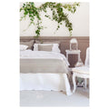 Blanc Mariclò Set 2 Copri guanciali in cotone bianco "Carmen" 50x80 cm - Angelica Home Stabia