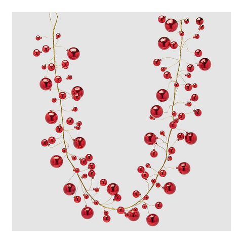 EDG Christmas Garland with 100 Christmas Balls L180 cm 3 variants (1 unit)