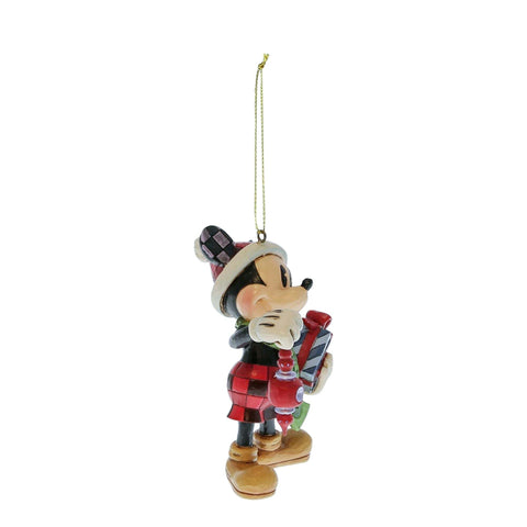 Enesco Mickey Mouse with Gifts "Jim Shore" Christmas Tree Ornament H9 cm