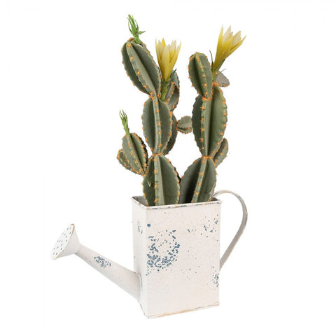 Clayre & Eef annaffiatoio vaso  avorio anticato 31x9x17 cm